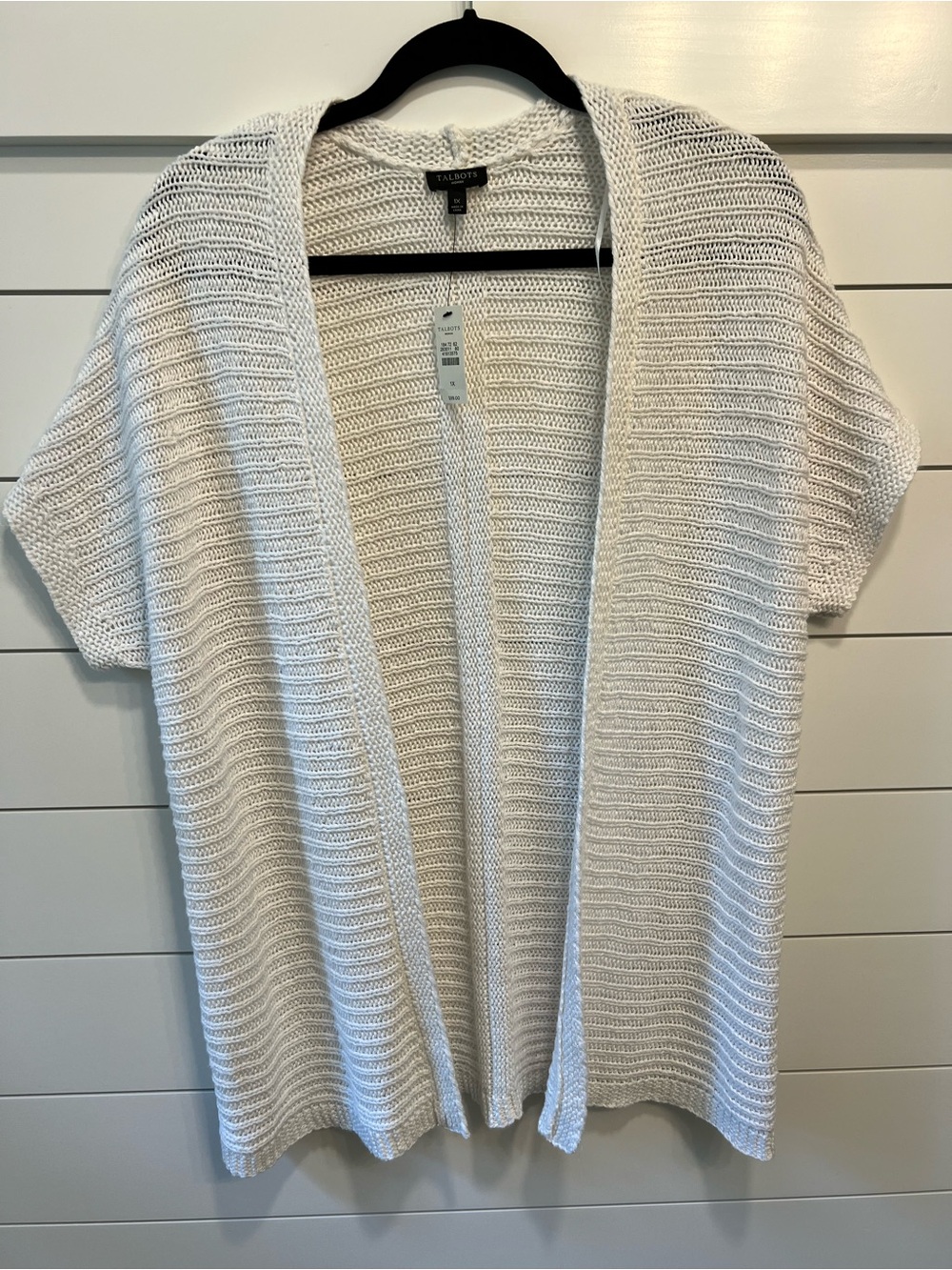 NWT TALBOTS OPEN CARDIGAN